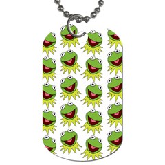 Kermit The Frog Dog Tag (one Side) by Valentinaart