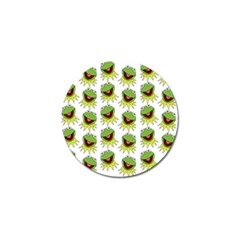 Kermit The Frog Golf Ball Marker by Valentinaart