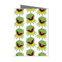 Kermit The Frog Mini Greeting Cards (pkg Of 8) by Valentinaart