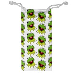 Kermit The Frog Jewelry Bag by Valentinaart