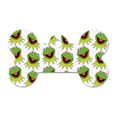 Kermit The Frog Dog Tag Bone (one Side) by Valentinaart