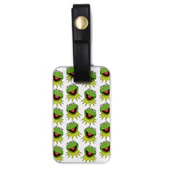 Kermit The Frog Luggage Tag (one Side) by Valentinaart