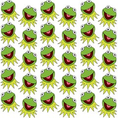 Kermit The Frog Play Mat (rectangle) by Valentinaart