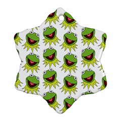 Kermit The Frog Ornament (snowflake)