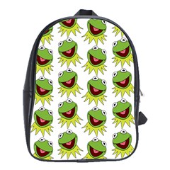 Kermit The Frog School Bag (xl) by Valentinaart