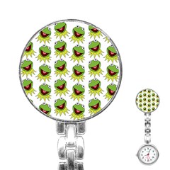 Kermit The Frog Stainless Steel Nurses Watch by Valentinaart