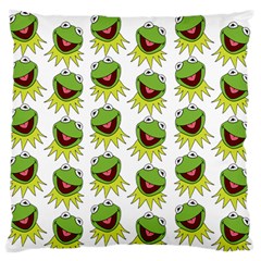 Kermit The Frog Standard Flano Cushion Case (two Sides) by Valentinaart