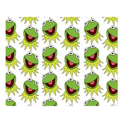 Kermit The Frog Double Sided Flano Blanket (large)  by Valentinaart