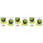 Kermit The Frog Small Flano Scarf Front