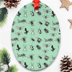 Insects Pattern Ornament (oval)