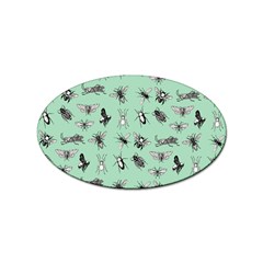 Insects Pattern Sticker Oval (10 Pack) by Valentinaart