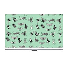 Insects Pattern Business Card Holder by Valentinaart