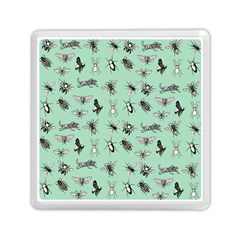 Insects Pattern Memory Card Reader (square) by Valentinaart