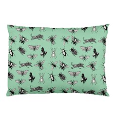 Insects Pattern Pillow Case (two Sides) by Valentinaart