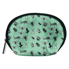 Insects Pattern Accessory Pouch (medium) by Valentinaart