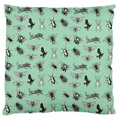 Insects Pattern Standard Flano Cushion Case (one Side) by Valentinaart