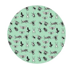 Insects Pattern Mini Round Pill Box (pack Of 3) by Valentinaart