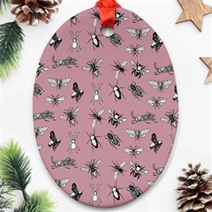 Insects Pattern Ornament (oval)