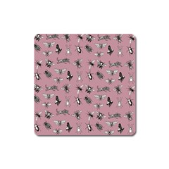 Insects pattern Square Magnet