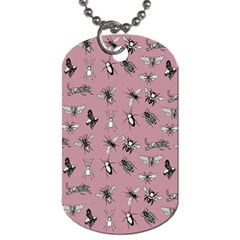 Insects pattern Dog Tag (One Side)