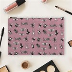 Insects pattern Cosmetic Bag (Large) Front