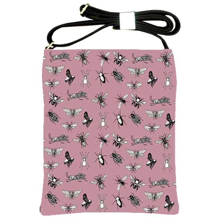 Insects pattern Shoulder Sling Bag