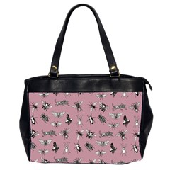 Insects Pattern Oversize Office Handbag (2 Sides) by Valentinaart