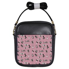 Insects pattern Girls Sling Bag