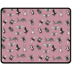 Insects pattern Fleece Blanket (Medium) 