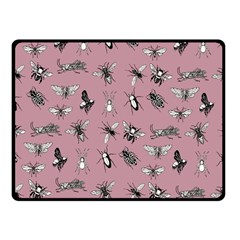 Insects pattern Fleece Blanket (Small)