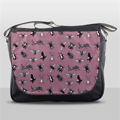 Insects pattern Messenger Bag