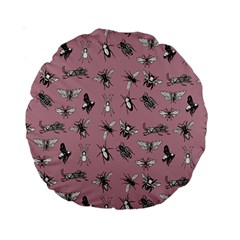 Insects pattern Standard 15  Premium Round Cushions