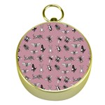 Insects pattern Gold Compasses Front