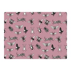 Insects pattern Double Sided Flano Blanket (Mini) 