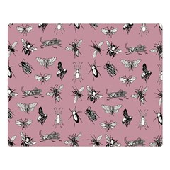 Insects pattern Double Sided Flano Blanket (Large) 