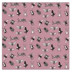 Insects pattern Square Satin Scarf (36  x 36 ) Front