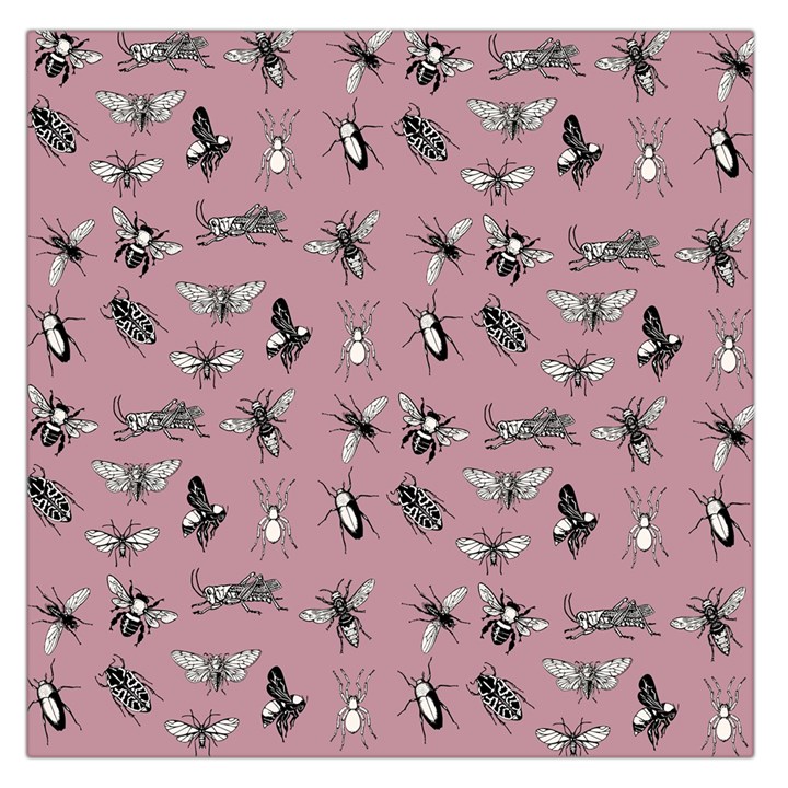 Insects pattern Square Satin Scarf (36  x 36 )