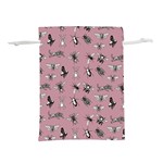 Insects pattern Lightweight Drawstring Pouch (L) Front