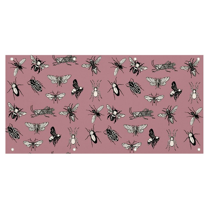 Insects pattern Banner and Sign 8  x 4 