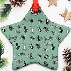 Insects Pattern Star Ornament (two Sides)