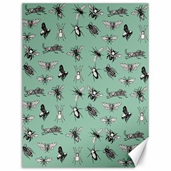 Insects Pattern Canvas 12  X 16  by Valentinaart