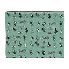 Insects Pattern Cosmetic Bag (xl) by Valentinaart