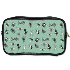 Insects Pattern Toiletries Bag (one Side) by Valentinaart