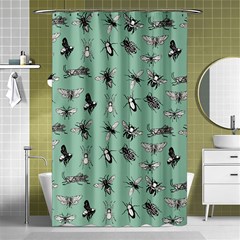 Insects Pattern Shower Curtain 48  X 72  (small)  by Valentinaart