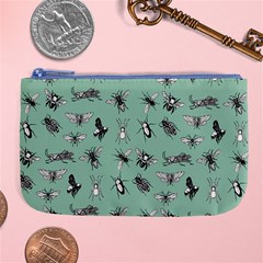 Insects Pattern Large Coin Purse by Valentinaart