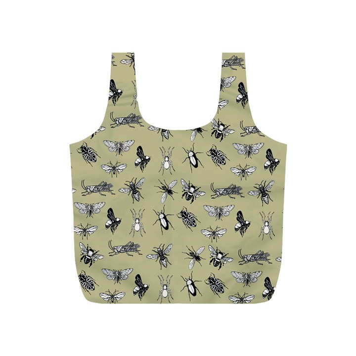 Insects pattern Full Print Recycle Bag (S)