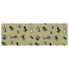 Insects Pattern Banner And Sign 9  X 3  by Valentinaart