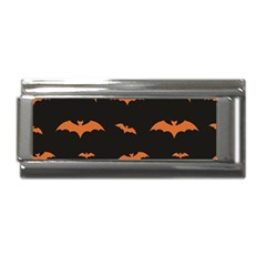 Bat Pattern Superlink Italian Charm (9mm)