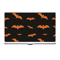 Bat Pattern Business Card Holder by Valentinaart