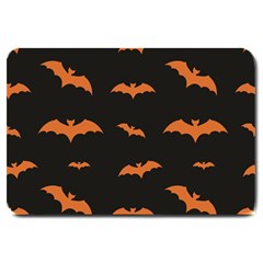 Bat Pattern Large Doormat by Valentinaart